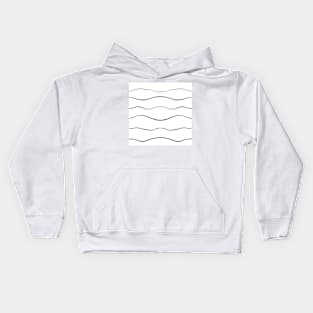 Black Waves Kids Hoodie